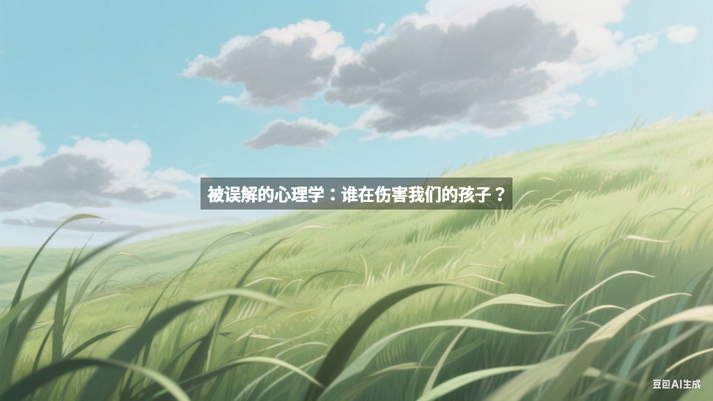 被误解的心理学：谁在伤害我们的孩子？