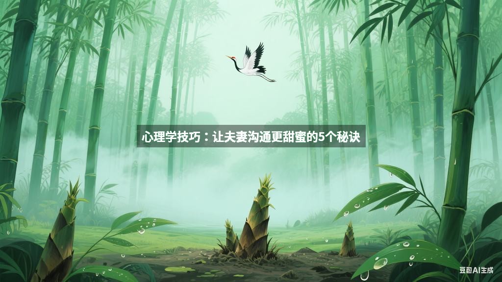 心理学技巧：让夫妻沟通更甜蜜的5个秘诀