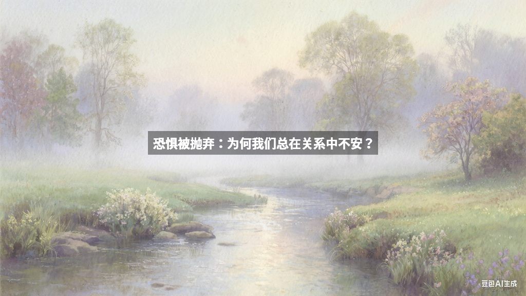 恐惧被抛弃：为何我们总在关系中不安？