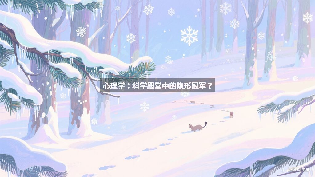 心理学：科学殿堂中的隐形冠军？