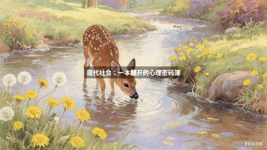 现代社会：一本翻开的心理密码簿