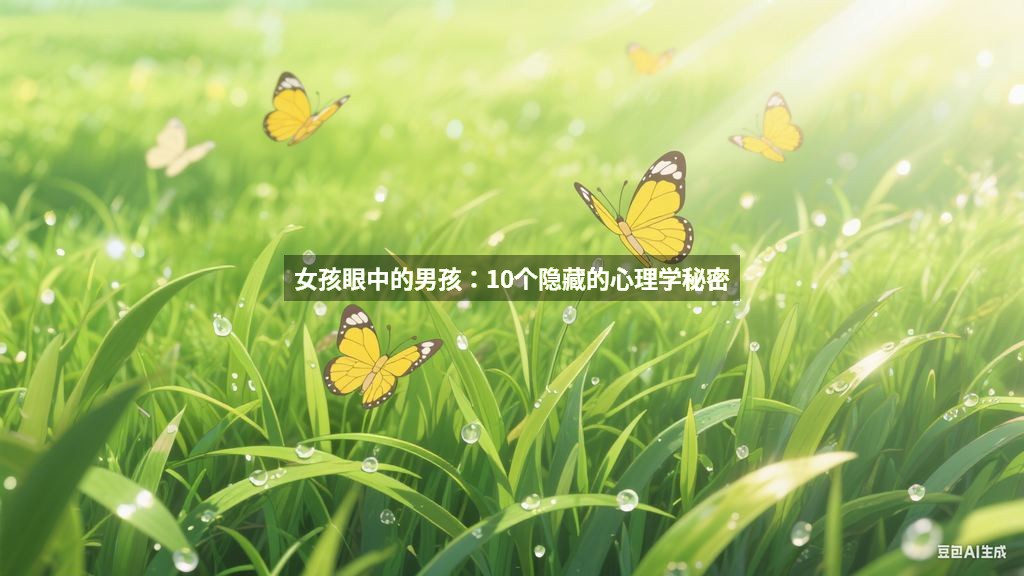 女孩眼中的男孩：10个隐藏的心理学秘密