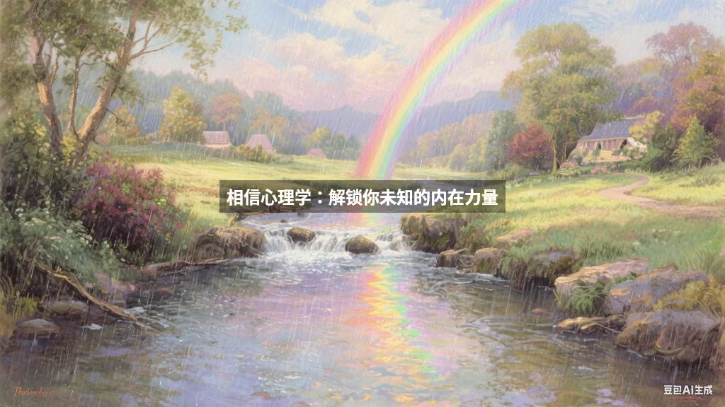 相信心理学：解锁你未知的内在力量