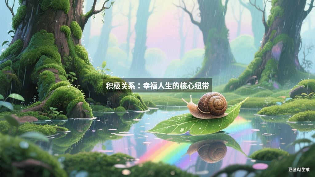 积极关系：幸福人生的核心纽带