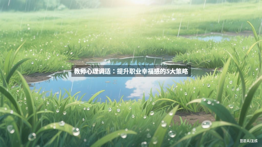 教师心理调适：提升职业幸福感的5大策略