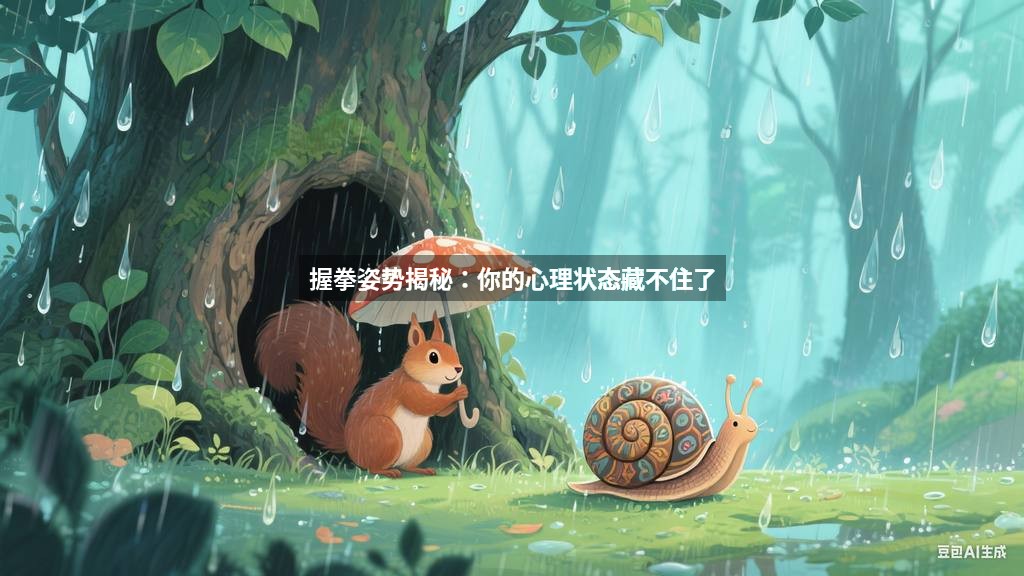 握拳姿势揭秘：你的心理状态藏不住了