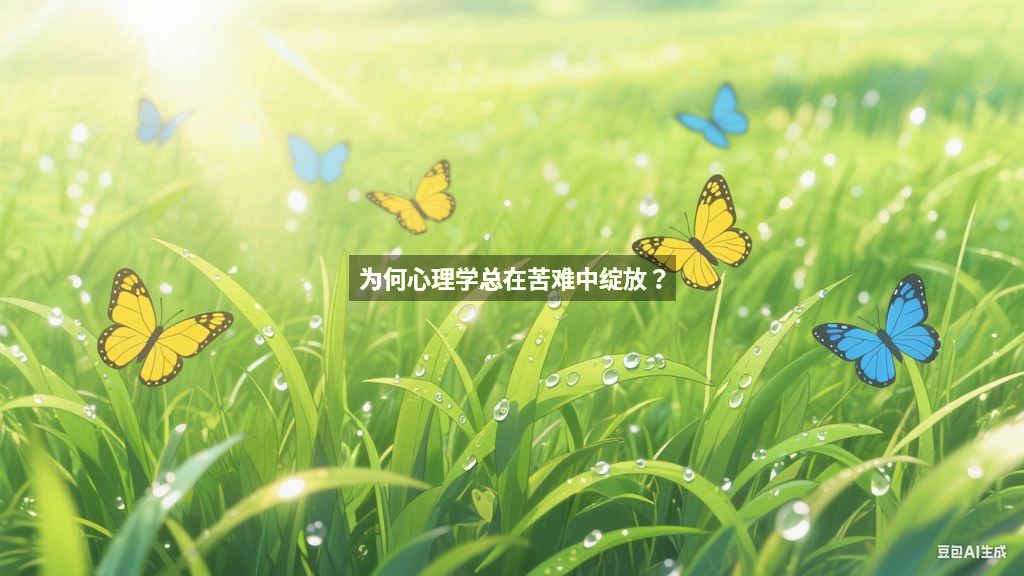 为何心理学总在苦难中绽放？