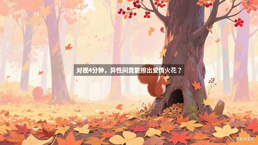 对视4分钟，异性间竟能擦出爱情火花？