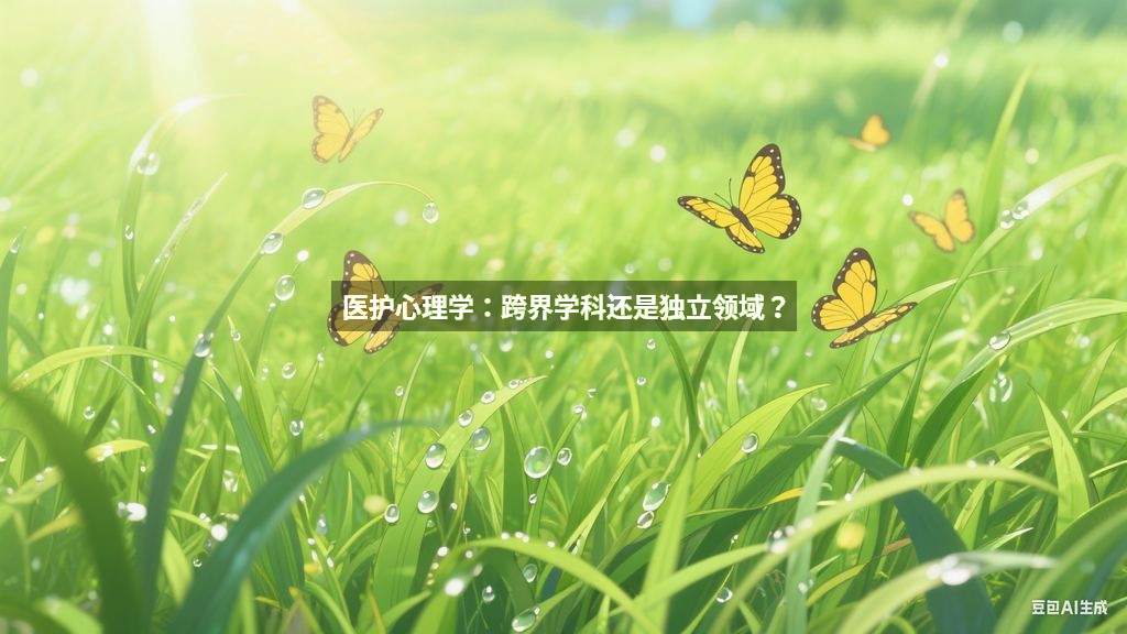 医护心理学：跨界学科还是独立领域？