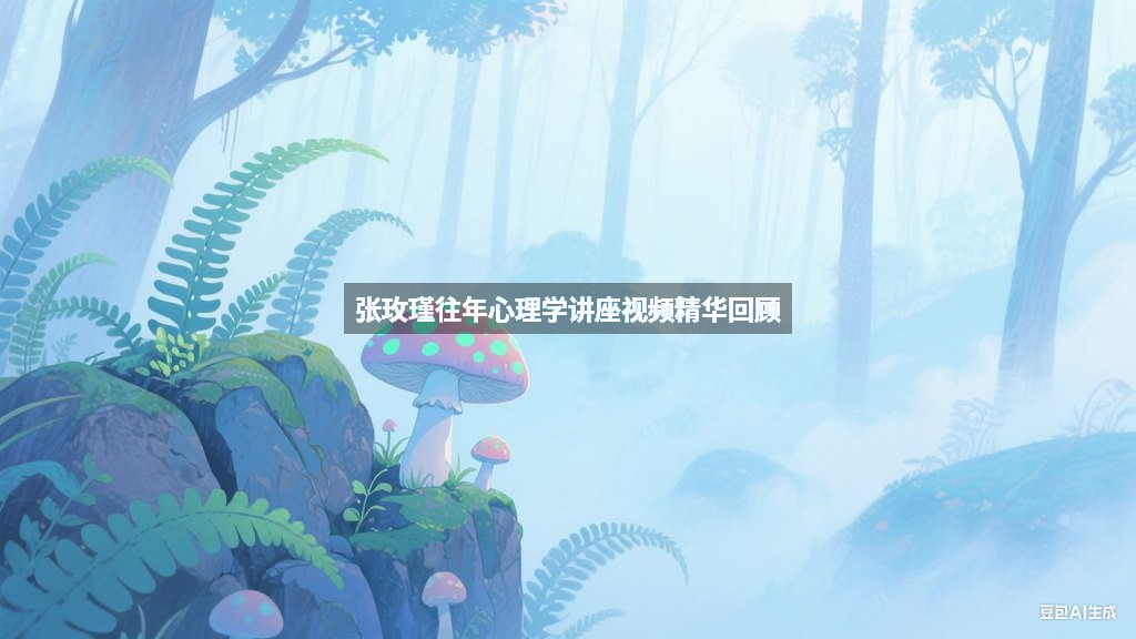 张玫瑾往年心理学讲座视频精华回顾