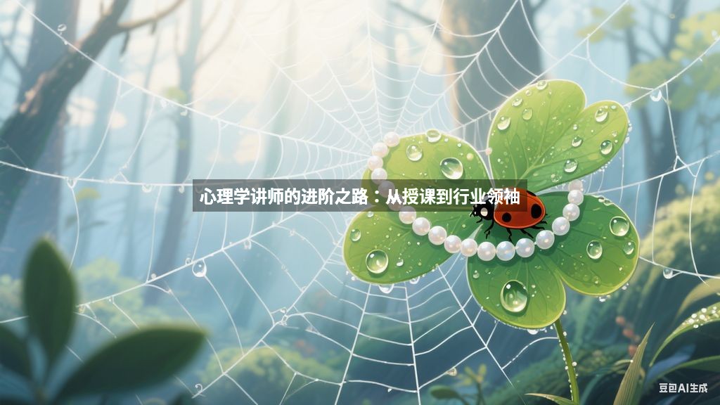 心理学讲师的进阶之路：从授课到行业领袖