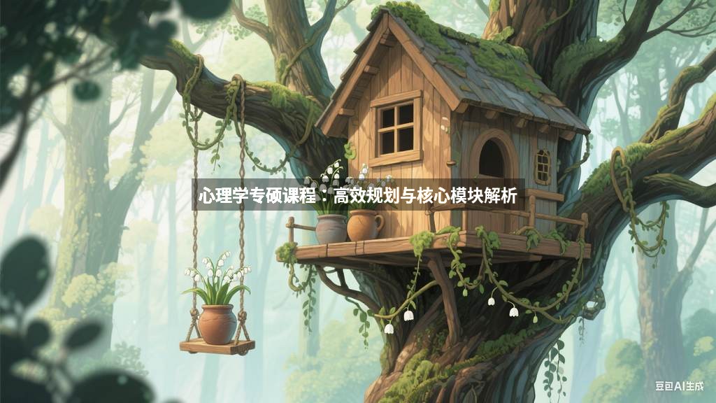 心理学专硕课程：高效规划与核心模块解析