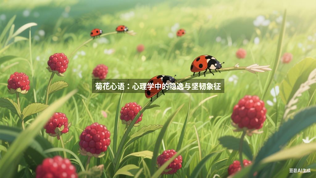 菊花心语：心理学中的隐逸与坚韧象征