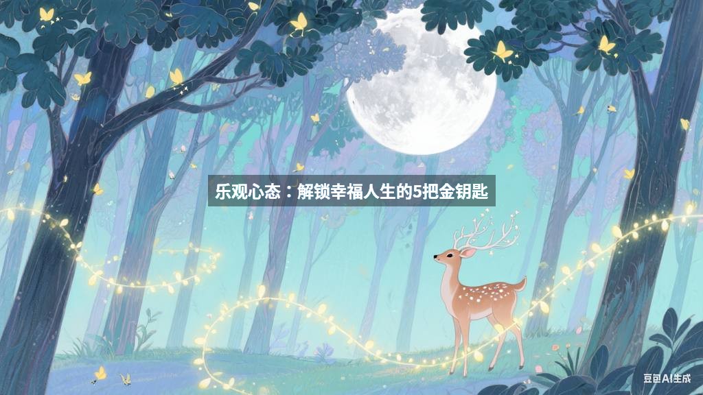乐观心态：解锁幸福人生的5把金钥匙