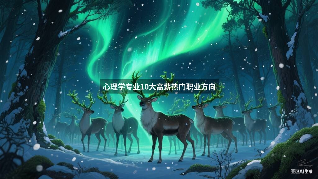 心理学专业10大高薪热门职业方向