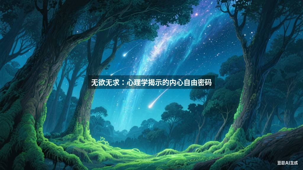 无欲无求：心理学揭示的内心自由密码