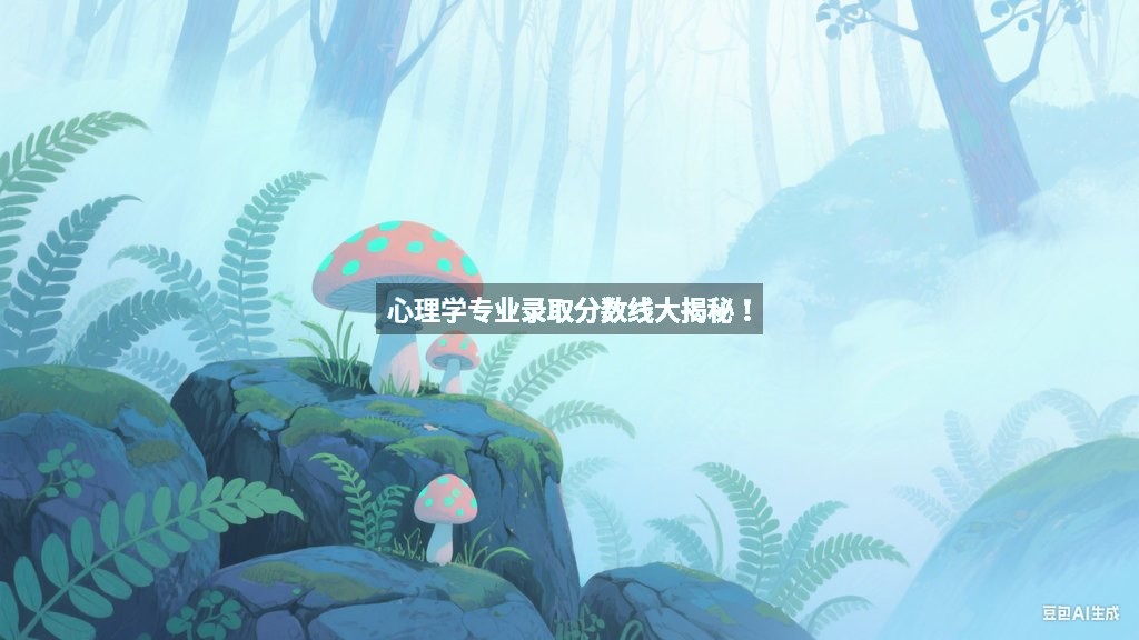 心理学专业录取分数线大揭秘！