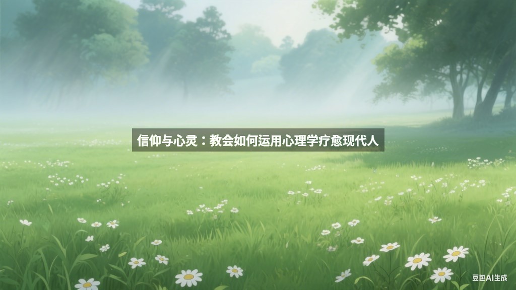 信仰与心灵：教会如何运用心理学疗愈现代人