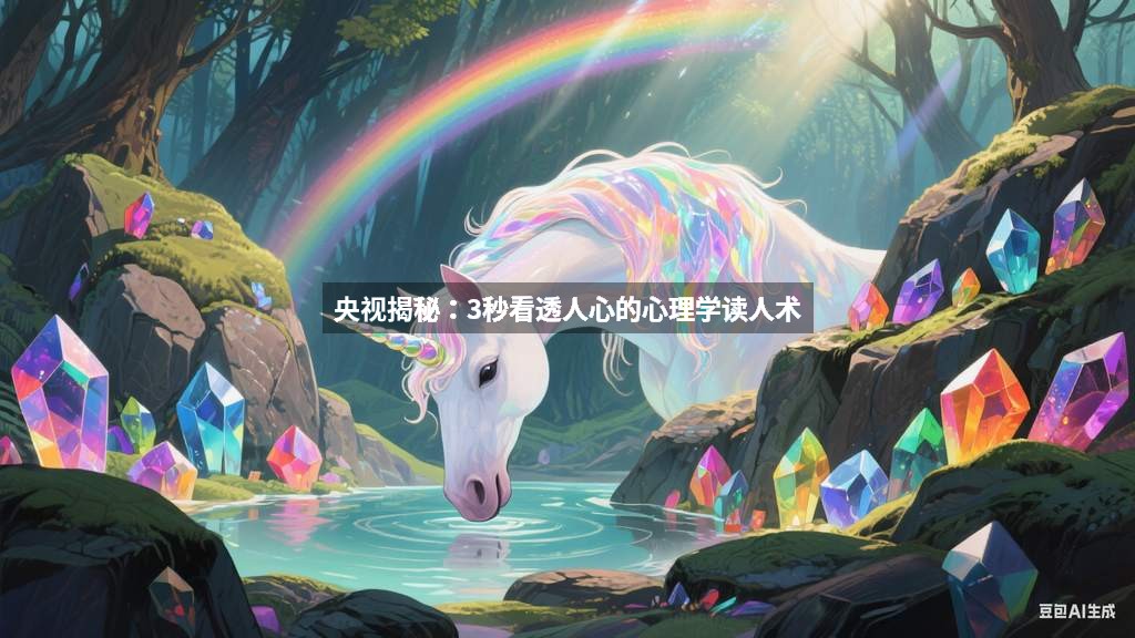 央视揭秘：3秒看透人心的心理学读人术