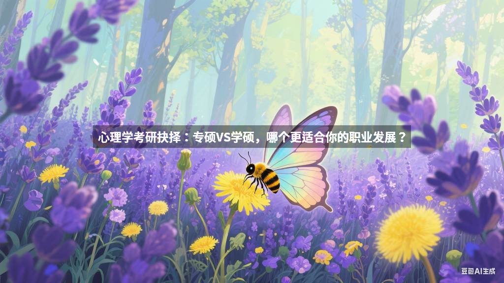 心理学考研抉择：专硕VS学硕，哪个更适合你的职业发展？