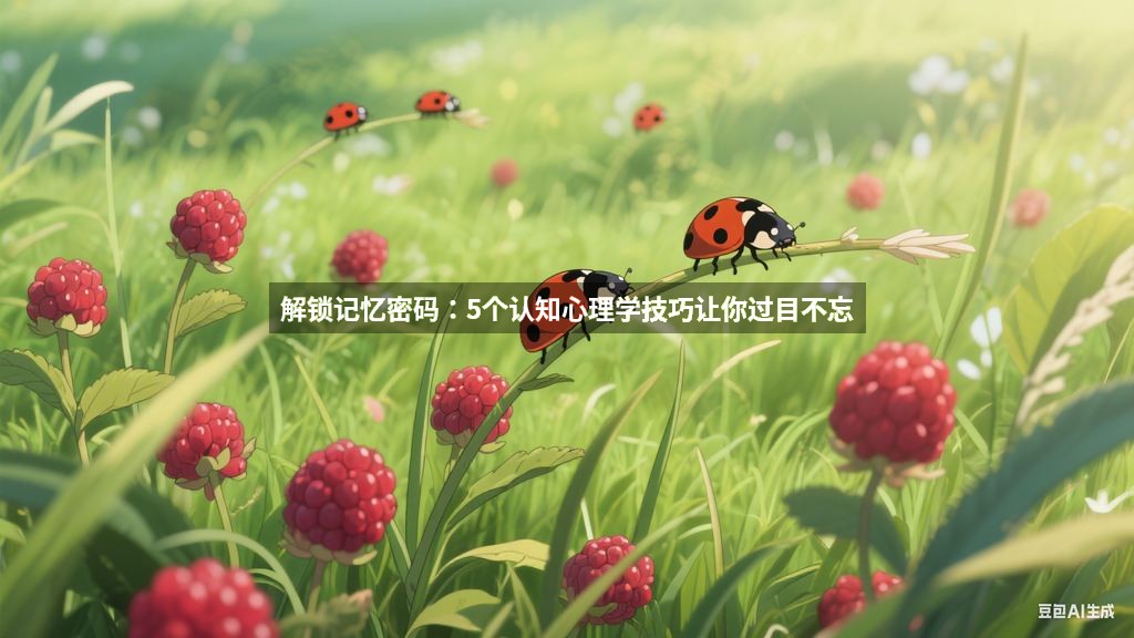 解锁记忆密码：5个认知心理学技巧让你过目不忘