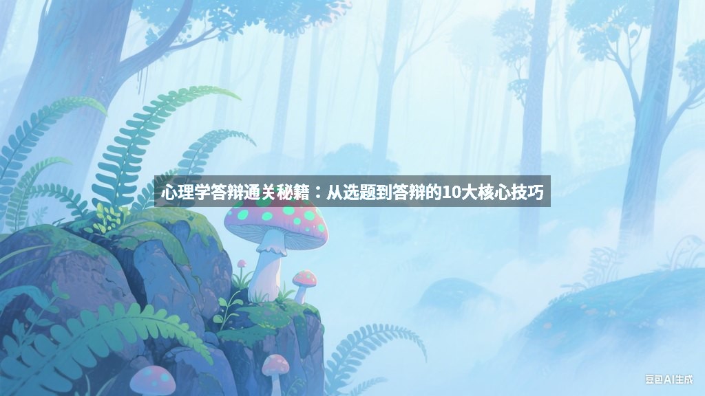 心理学答辩通关秘籍：从选题到答辩的10大核心技巧