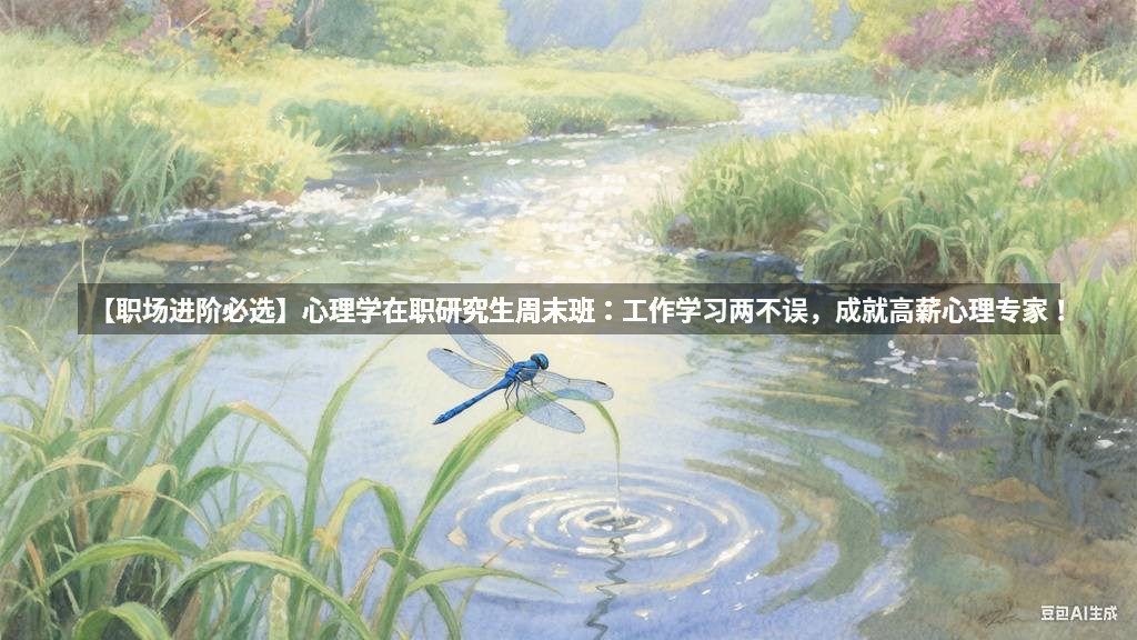 【职场进阶必选】心理学在职研究生周末班：工作学习两不误，成就高薪心理专家！