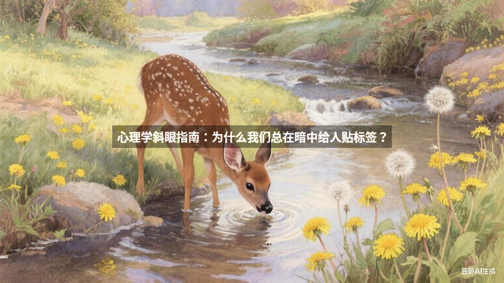 心理学斜眼指南：为什么我们总在暗中给人贴标签？