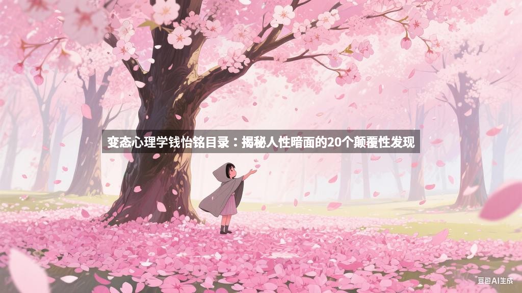 变态心理学钱怡铭目录：揭秘人性暗面的20个颠覆性发现