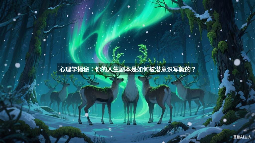 心理学揭秘：你的人生剧本是如何被潜意识写就的？