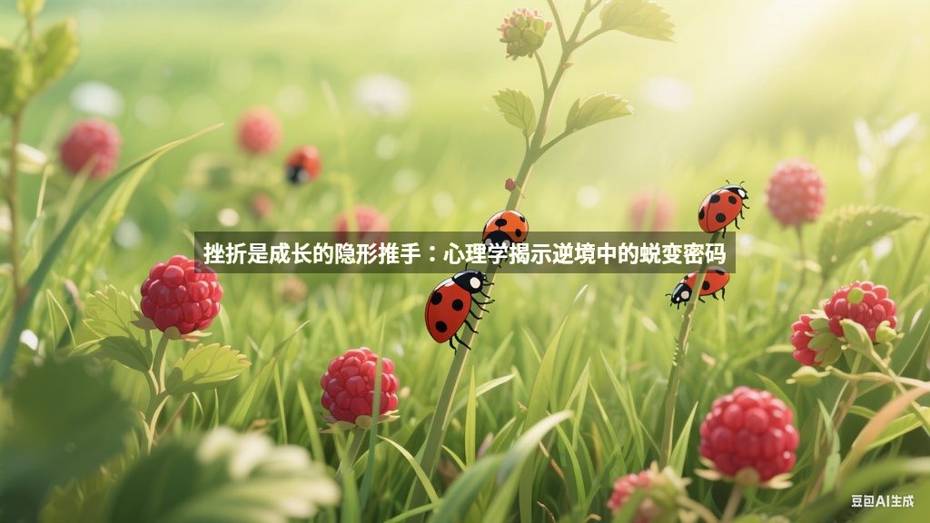 挫折是成长的隐形推手：心理学揭示逆境中的蜕变密码