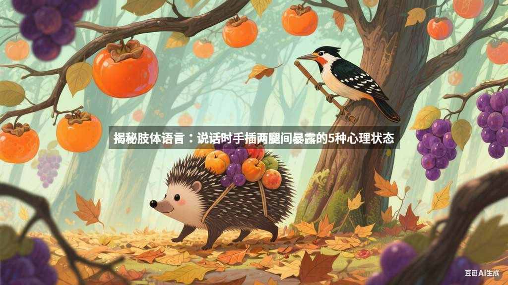 揭秘肢体语言：说话时手插两腿间暴露的5种心理状态