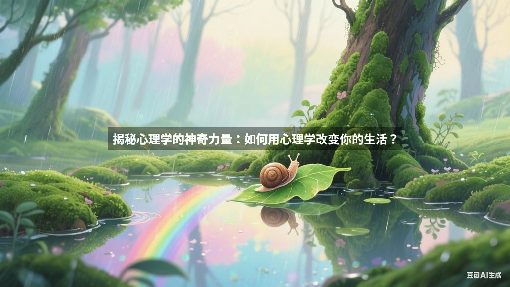 揭秘心理学的神奇力量：如何用心理学改变你的生活？