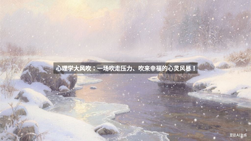 心理学大风吹：一场吹走压力、吹来幸福的心灵风暴！