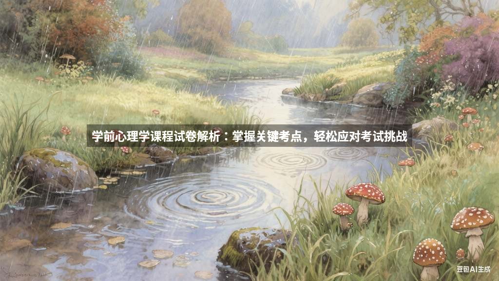 学前心理学课程试卷解析：掌握关键考点，轻松应对考试挑战