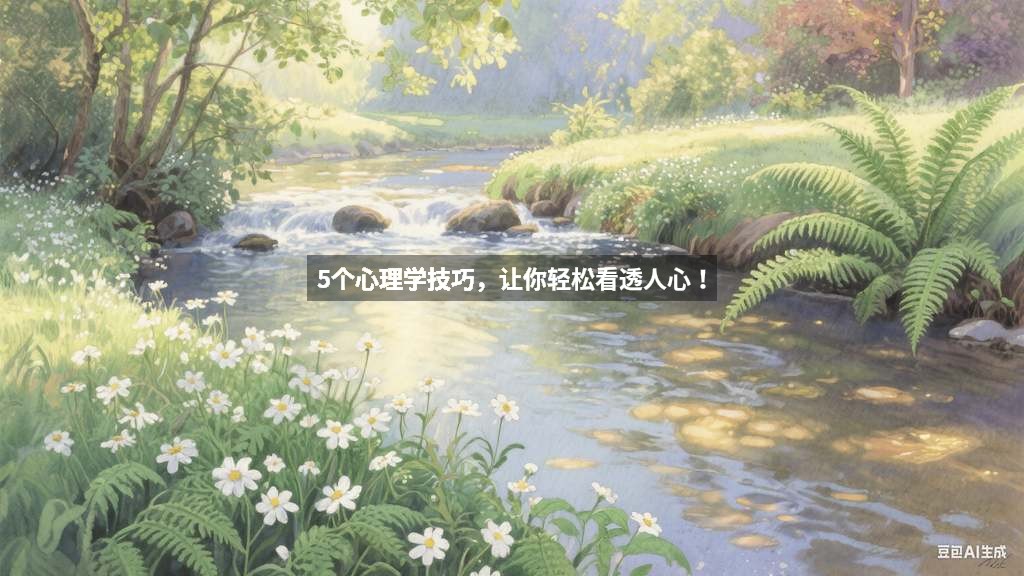 5个心理学技巧，让你轻松看透人心！