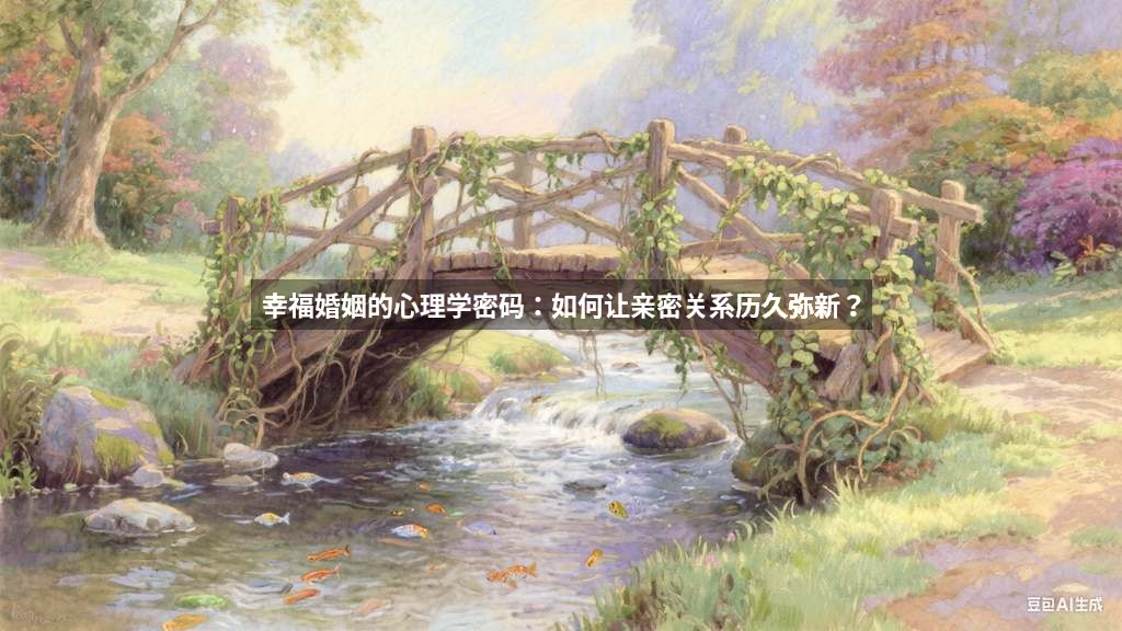 幸福婚姻的心理学密码：如何让亲密关系历久弥新？