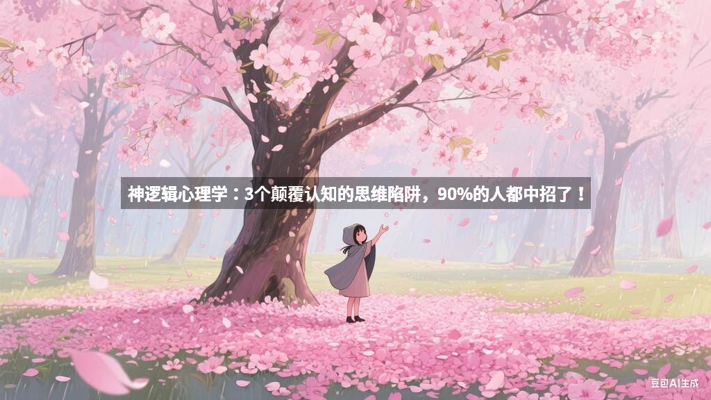 神逻辑心理学：3个颠覆认知的思维陷阱，90%的人都中招了！
