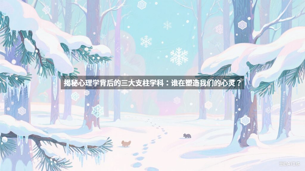 揭秘心理学背后的三大支柱学科：谁在塑造我们的心灵？