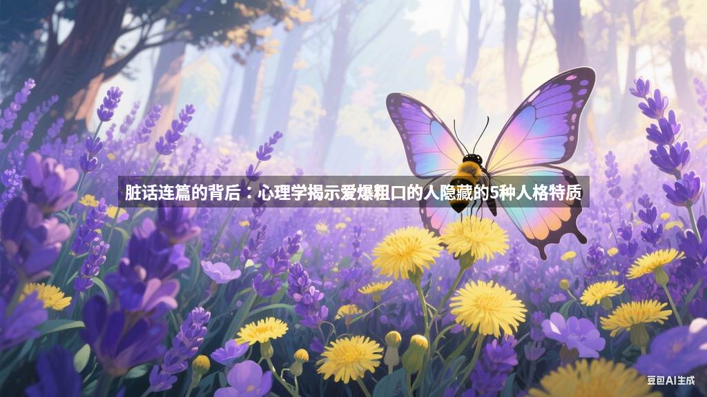 脏话连篇的背后：心理学揭示爱爆粗口的人隐藏的5种人格特质