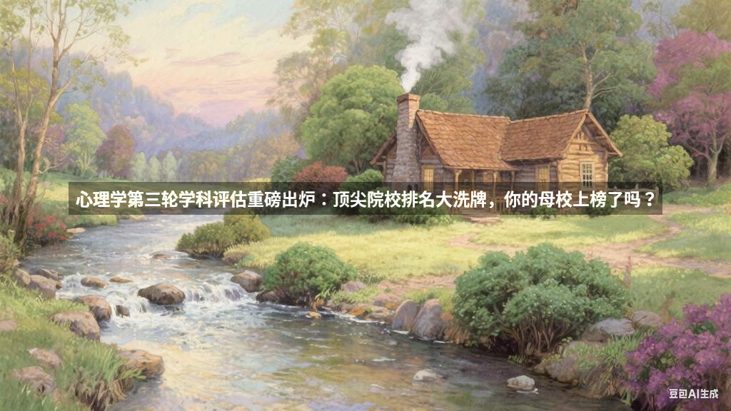 心理学第三轮学科评估重磅出炉：顶尖院校排名大洗牌，你的母校上榜了吗？