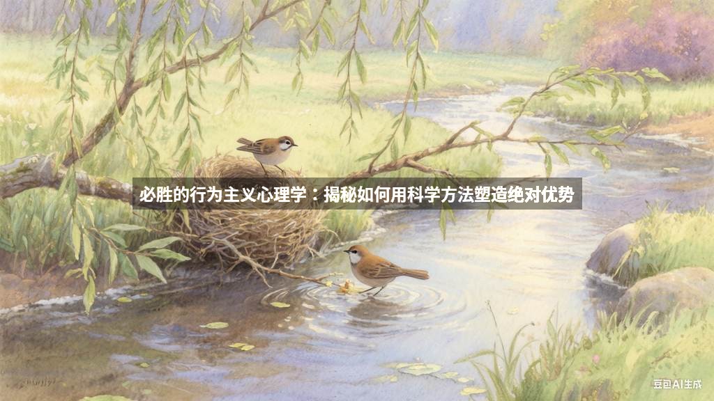 必胜的行为主义心理学：揭秘如何用科学方法塑造绝对优势