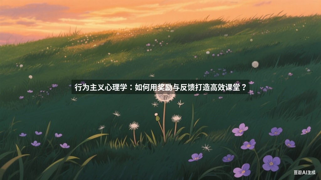 行为主义心理学：如何用奖励与反馈打造高效课堂？