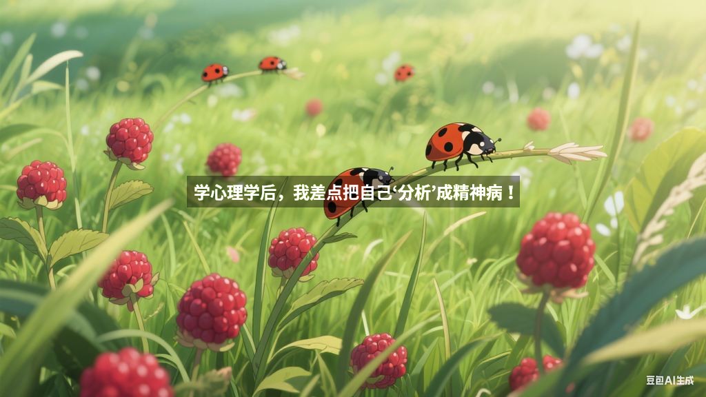 学心理学后，我差点把自己‘分析’成精神病！