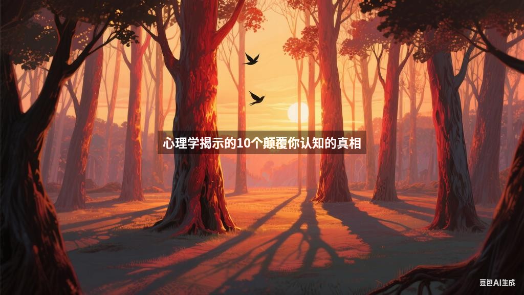 心理学揭示的10个颠覆你认知的真相