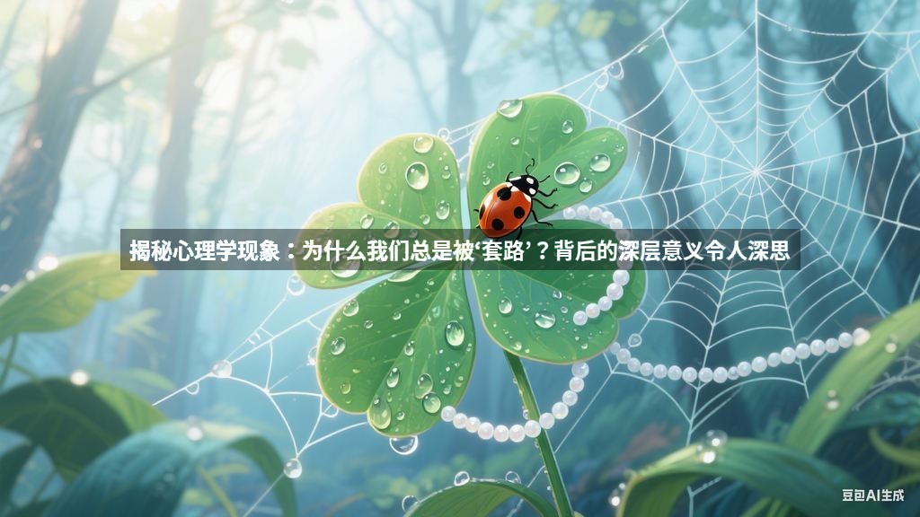揭秘心理学现象：为什么我们总是被‘套路’？背后的深层意义令人深思