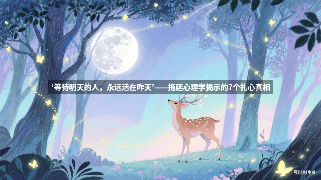‘等待明天的人，永远活在昨天’——拖延心理学揭示的7个扎心真相