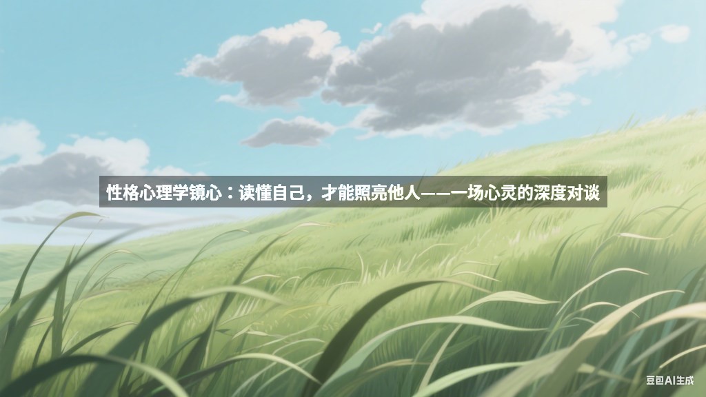 性格心理学镜心：读懂自己，才能照亮他人——一场心灵的深度对谈