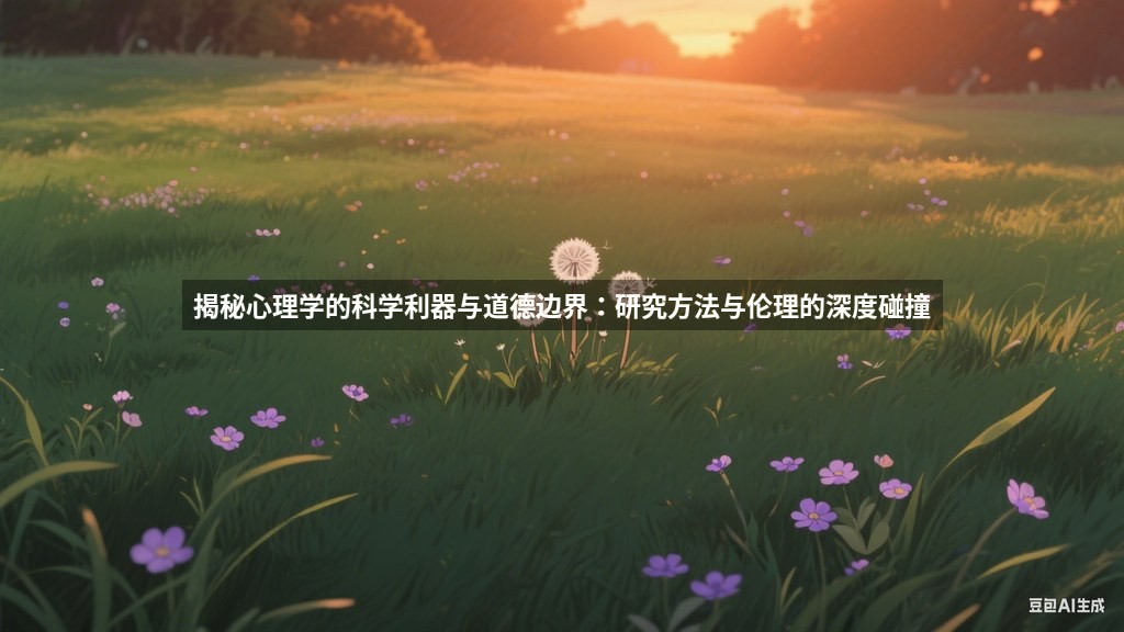 揭秘心理学的科学利器与道德边界：研究方法与伦理的深度碰撞