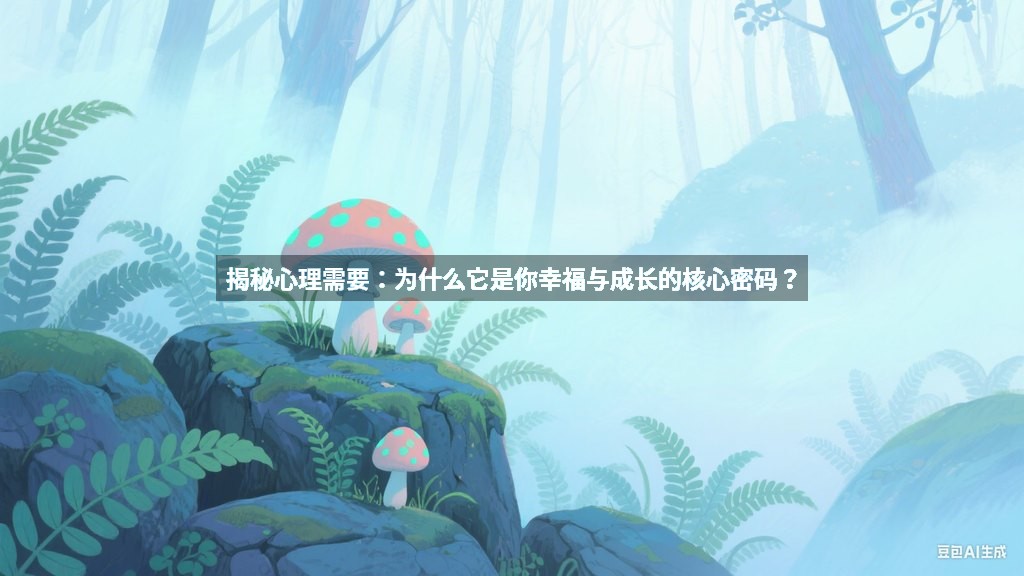 揭秘心理需要：为什么它是你幸福与成长的核心密码？